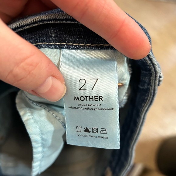 MOTHER The Looker Songs of the Cowboys Blue Skinny Jeans - size 27 - Picture 5 of 6